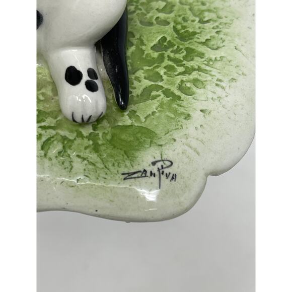 Vtg Dalmatian Dog Collectible Italian Designer Zampiva Porcelain Italy Figurine - Picture 6 of 9